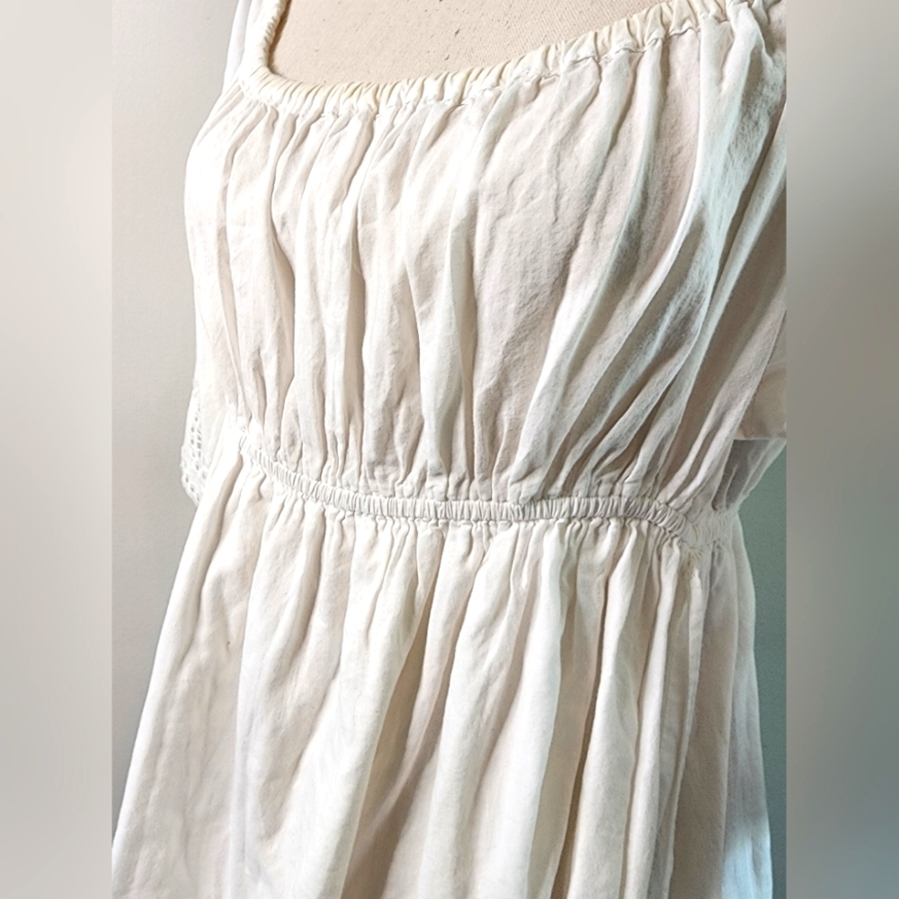 Cotton lace eyelet OTS dress - Picture 9 of 9